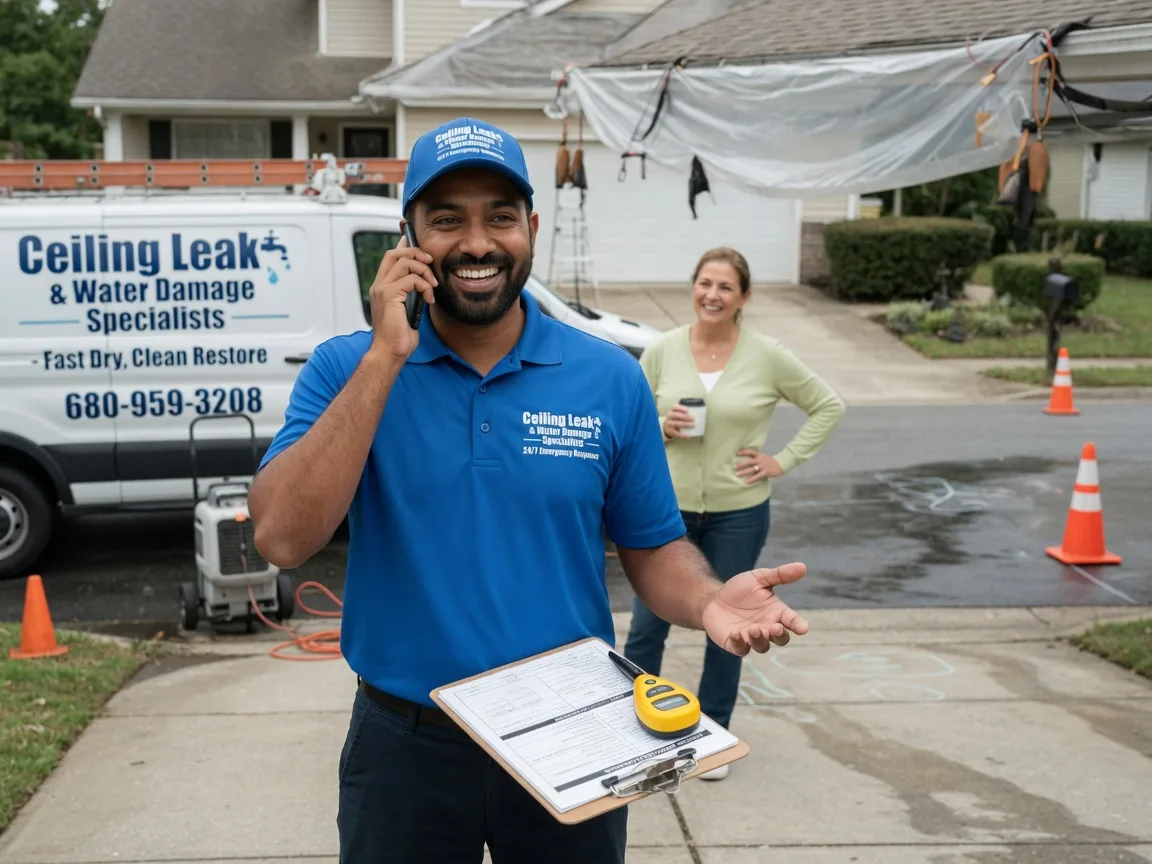 Ceiling Leak Cleanup Sandyville, WV FAQs